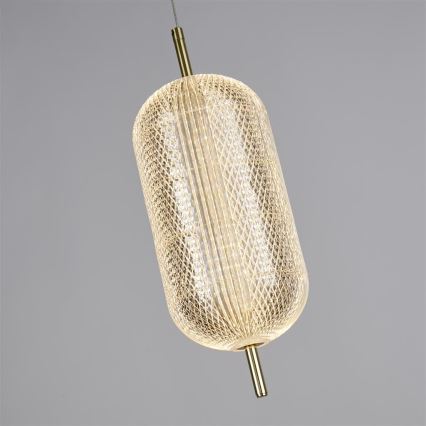 Searchlight - LED luster na sajli CAPSULE LED/19W/230V