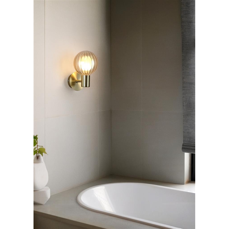 Searchlight - Zidna svjetiljka LUMINSPHERE 1xG9/7W/230V mesing