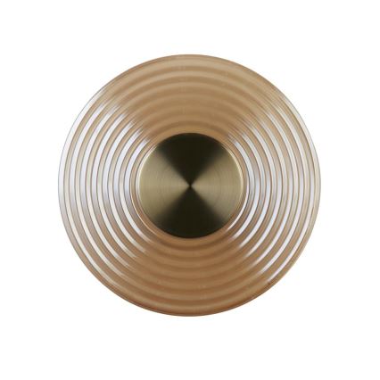 Searchlight - LED prigušivo zidno svjetlo CLEO LED/9,4W/230V mesing