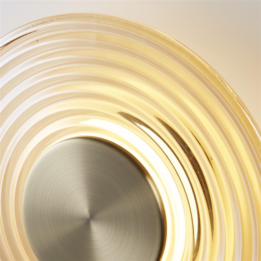 Searchlight - LED prigušivo zidno svjetlo CLEO LED/9,4W/230V mesing