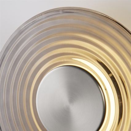 Searchlight - LED zidno svjetlo s prigušivanjem CLEO LED/9,4W/230V sivo