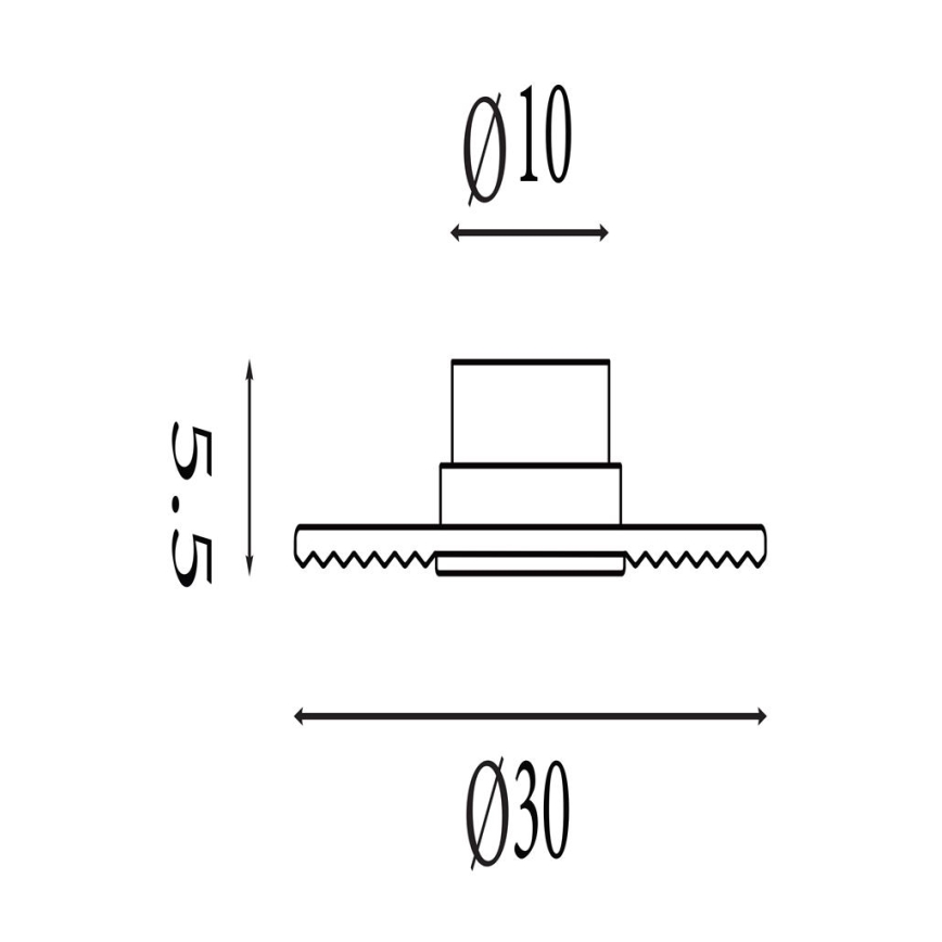 Searchlight - LED zidno svjetlo s prigušivanjem CLEO LED/9,4W/230V sivo