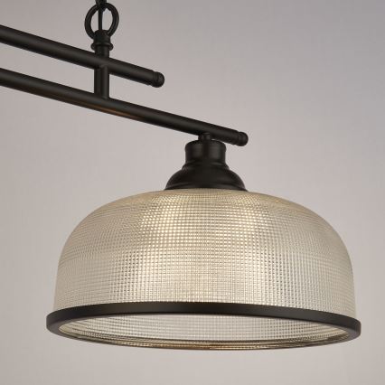 Searchlight - Luster na lancu BISTRO 2xE27/60W/230V crna