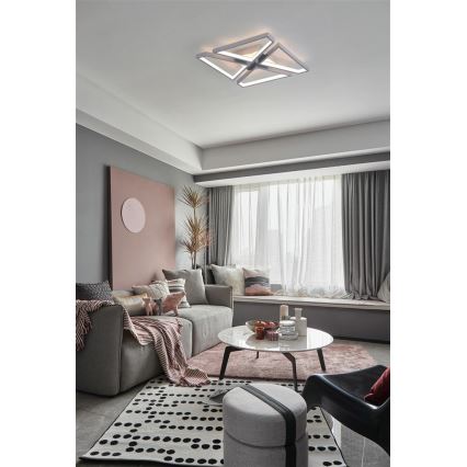 Searchlight - LED prigušivo stropno svjetlo QUATRO LED/29W/230V 40x40 cm