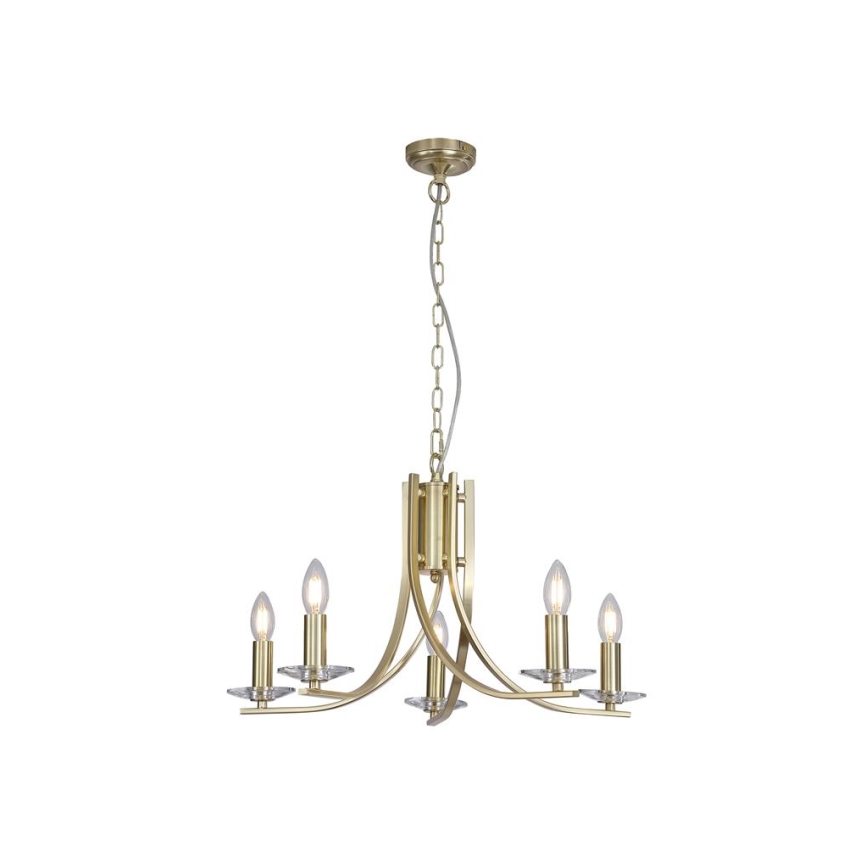 Searchlight - Luster na lancu ASCONA 5xE14/60W/230V