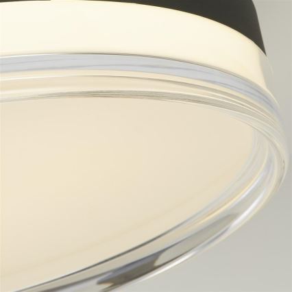 Searchlight - LED stropna svjetiljka CYPRUS LED/21W/230V Ø 30 cm crna