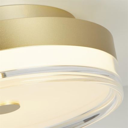 Searchlight - LED stropna svjetiljka CYPRUS LED/21W/230V Ø 30 cm zlatna