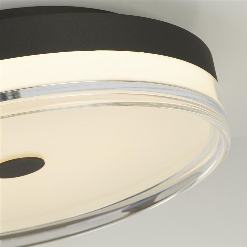 Searchlight - LED stropna svjetiljka CYPRUS LED/29W/230V Ø 40 cm crna