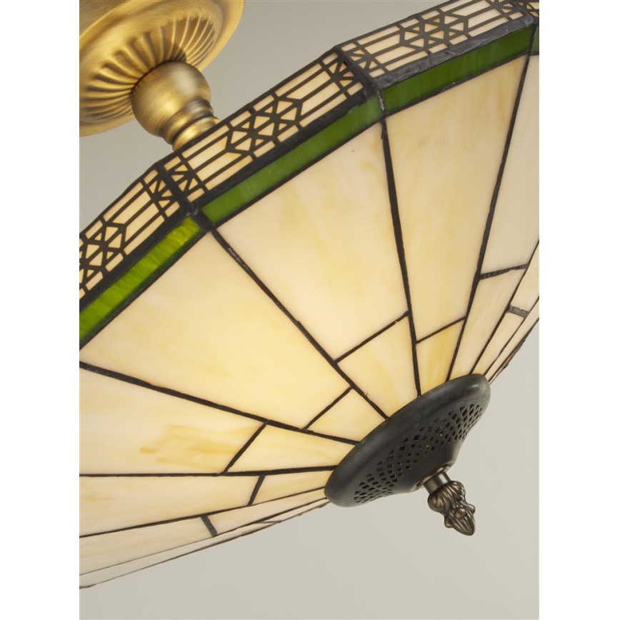 Searchlight - Tiffany stropna svjetiljka NEW YORK 2xE14/40W/230V