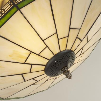 Searchlight - Tiffany stropna svjetiljka NEW YORK 2xE14/40W/230V