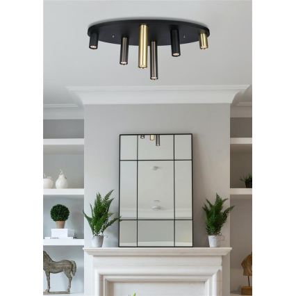 Searchlight - Stropna svjetiljka TUBES 6xGU10/10W/230V 80x30 cm