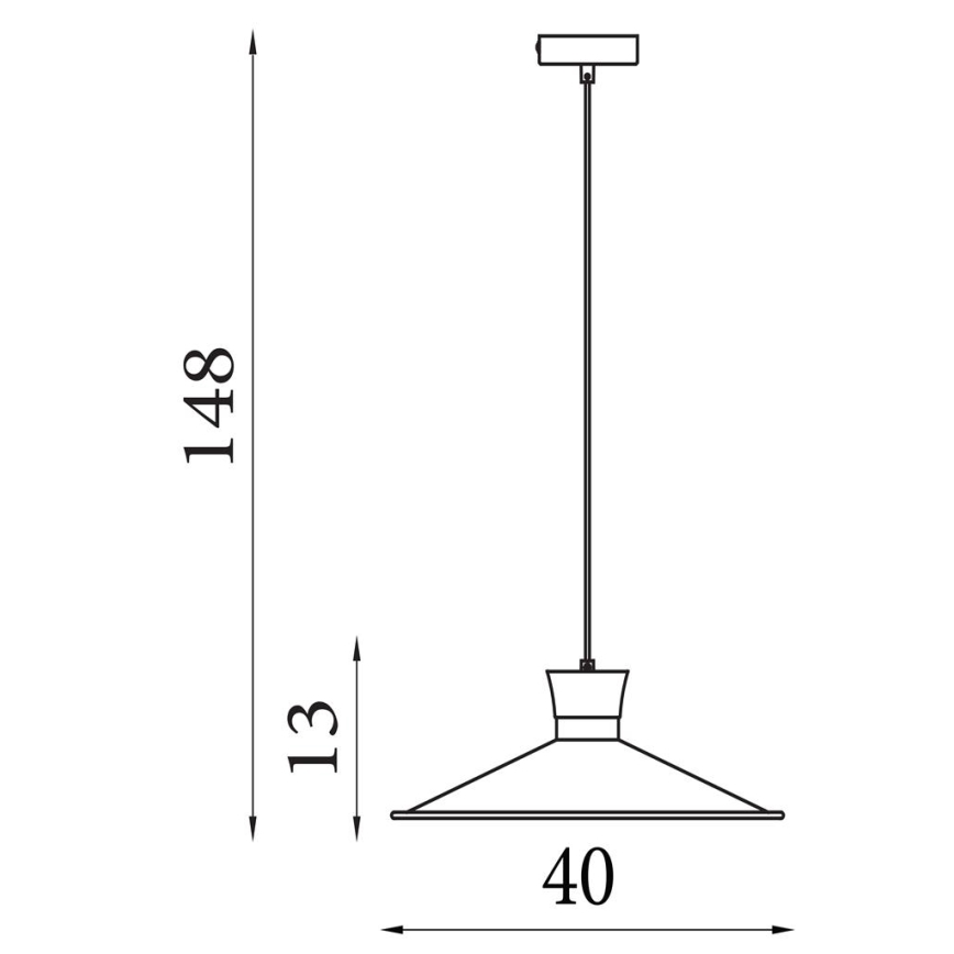 Searchlight - Luster na sajli BALHAM 1xE27/60W/230V
