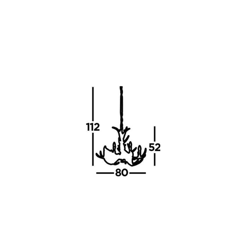 Searchlight - Luster na lancu STAG 6xE14/7W/230V