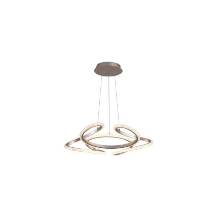 Searchlight - LED luster s mogućnošću prigušivanja na sajli DOODLE LED/40W/230V mesing