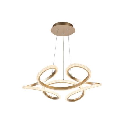 Searchlight - LED luster s mogućnošću prigušivanja na sajli DOODLE LED/40W/230V mesing