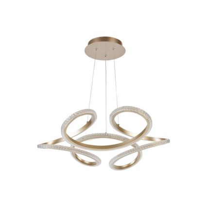 Searchlight - LED luster s mogućnošću prigušivanja na sajli DOODLE LED/40W/230V mesing