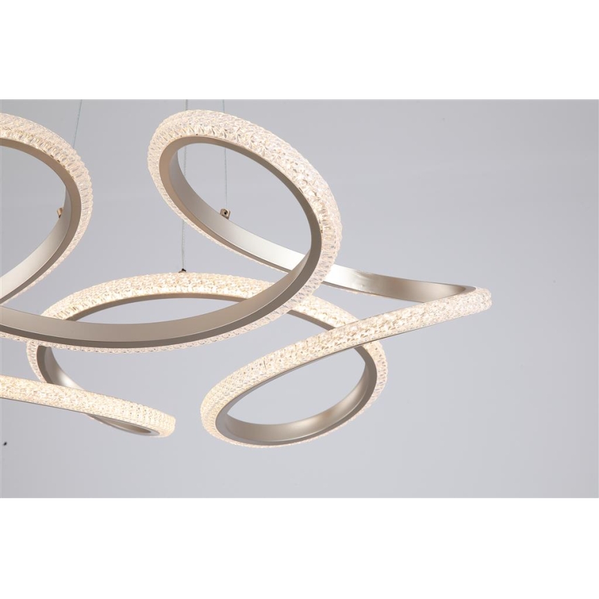 Searchlight - LED luster s mogućnošću prigušivanja na sajli DOODLE LED/40W/230V mesing