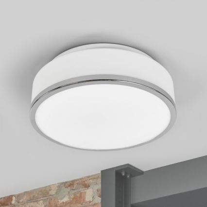 Searchlight - Stropna svjetiljka za kupaonicu DISC 2xE27/60W/230V IP44