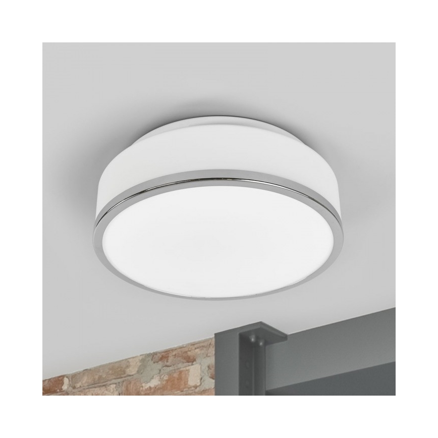 Searchlight - Stropna svjetiljka za kupaonicu DISC 2xE27/60W/230V IP44