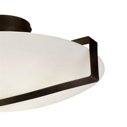 Searchlight - Stropna svjetiljka SUNDIAL 3xE27/40W/230V crna