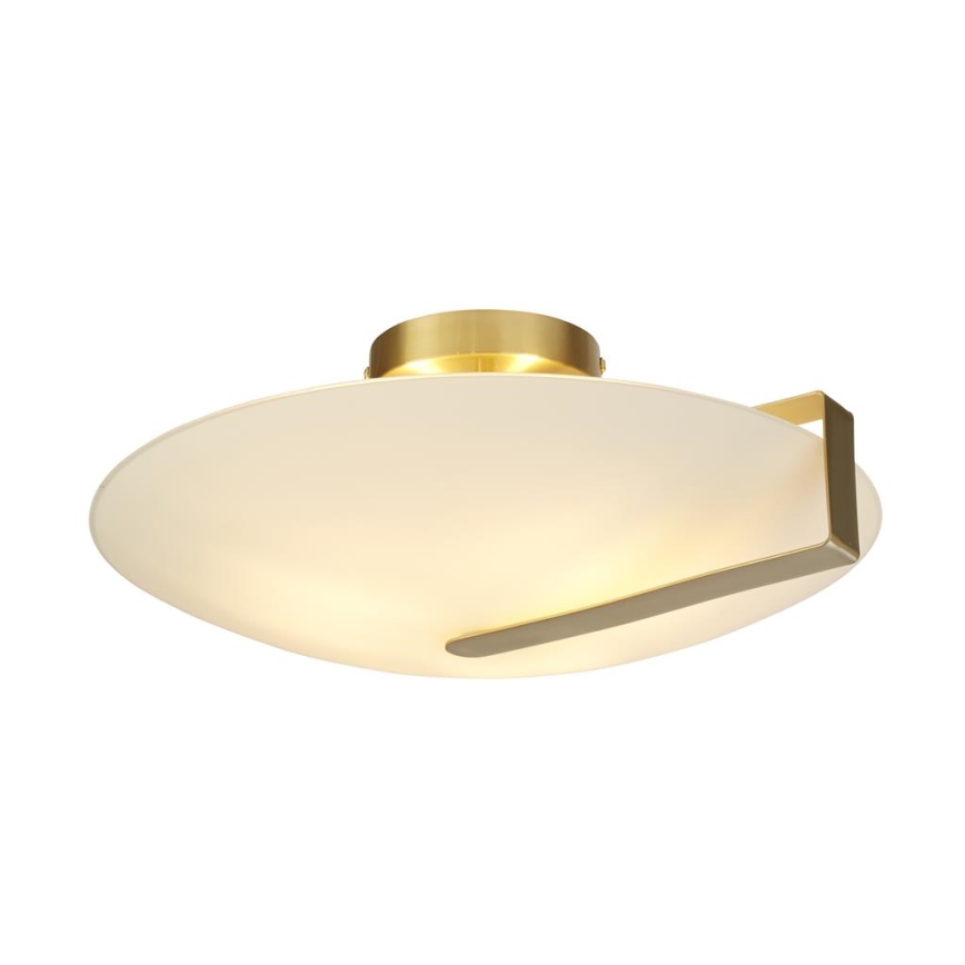 Searchlight - Stropna svjetiljka SUNDIAL 3xE27/40W/230V zlatna
