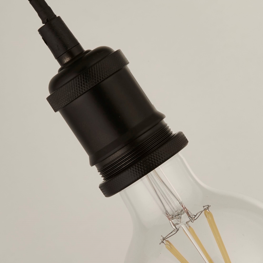 Searchlight - Luster na sajli SUSPENSION 1xE27/60W/230V crna