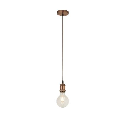 Searchlight - Viseća svjetiljka na sajli SUSPENSION 1xE27/60W/230V bakrena