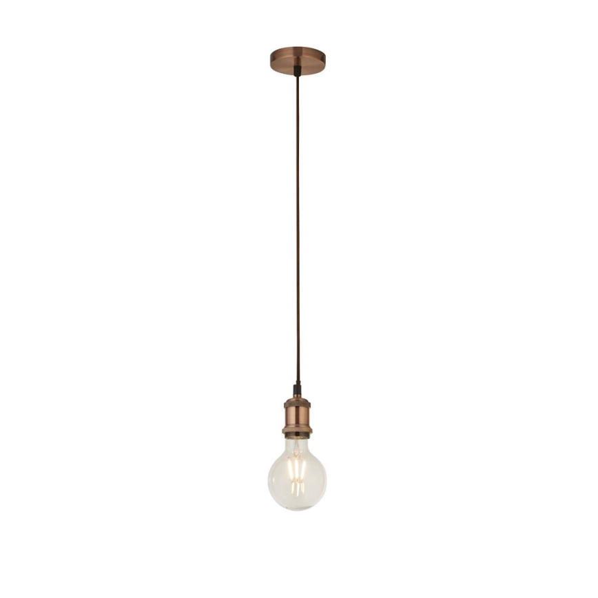 Searchlight - Viseća svjetiljka na sajli SUSPENSION 1xE27/60W/230V bakrena