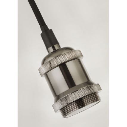 Searchlight - Luster na sajli SUSPENSION 1xE27/60W/230V srebrna