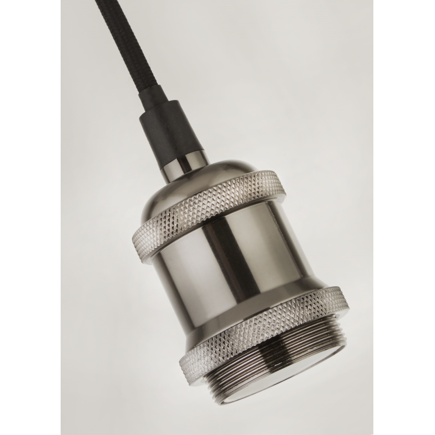 Searchlight - Luster na sajli SUSPENSION 1xE27/60W/230V srebrna