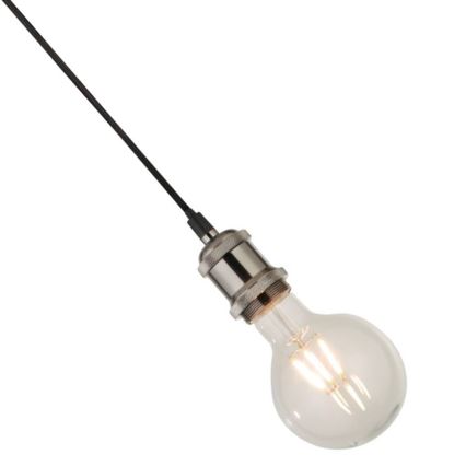 Searchlight - Luster na sajli SUSPENSION 1xE27/60W/230V srebrna