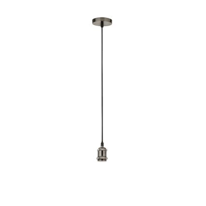 Searchlight - Luster na sajli SUSPENSION 1xE27/60W/230V srebrna