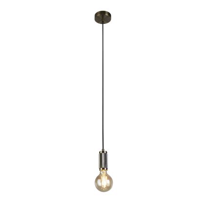 Searchlight - Luster na sajli SUSPENSION 1xE27/60W/230V mesing