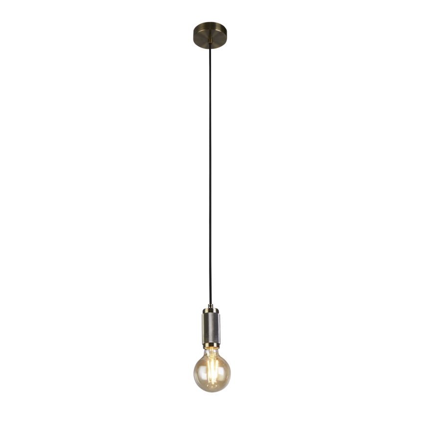 Searchlight - Luster na sajli SUSPENSION 1xE27/60W/230V mesing