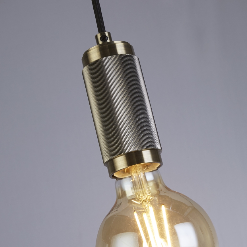 Searchlight - Luster na sajli SUSPENSION 1xE27/60W/230V mesing