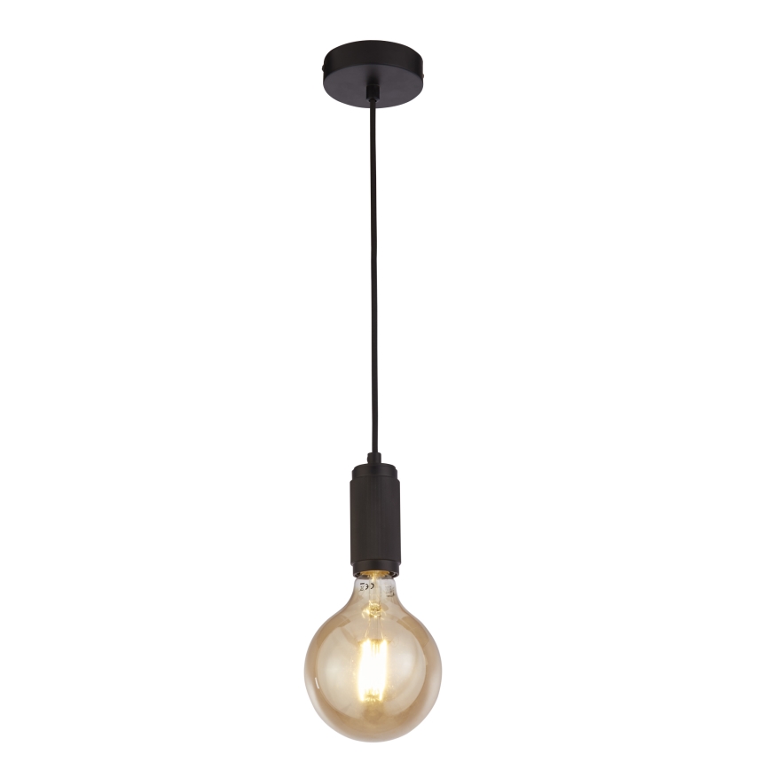 Searchlight - Luster na sajli SUSPENSION 1xE27/60W/230V crni