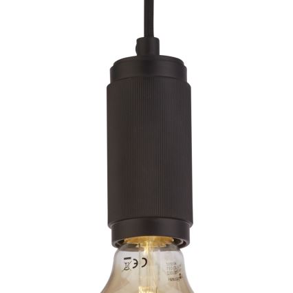 Searchlight - Luster na sajli SUSPENSION 1xE27/60W/230V crni