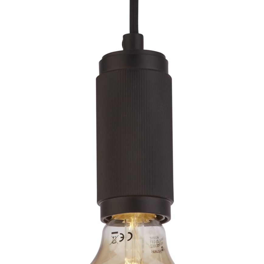 Searchlight - Luster na sajli SUSPENSION 1xE27/60W/230V crni
