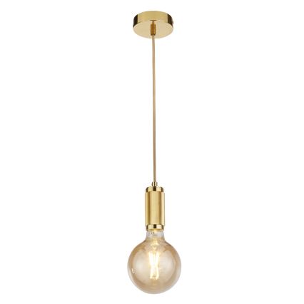 Searchlight - Luster na sajli SUSPENSION 1xE27/60W/230V zlatna