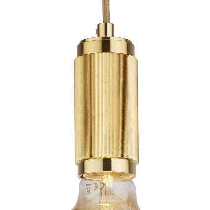Searchlight - Luster na sajli SUSPENSION 1xE27/60W/230V zlatna