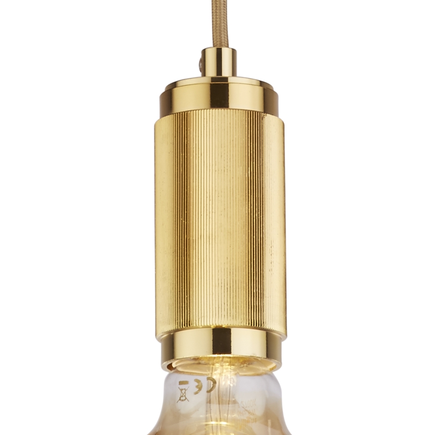 Searchlight - Luster na sajli SUSPENSION 1xE27/60W/230V zlatna