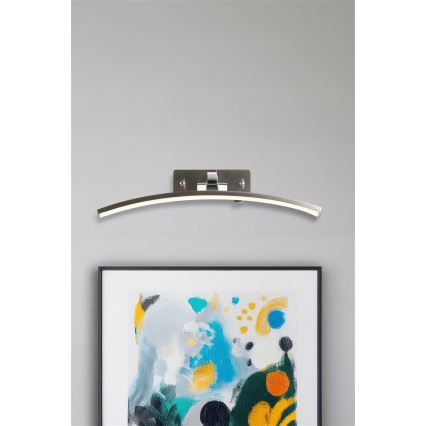 Searchlight - LED svjetlo za slike SANTORINI LED/10,88W/230V srebrna