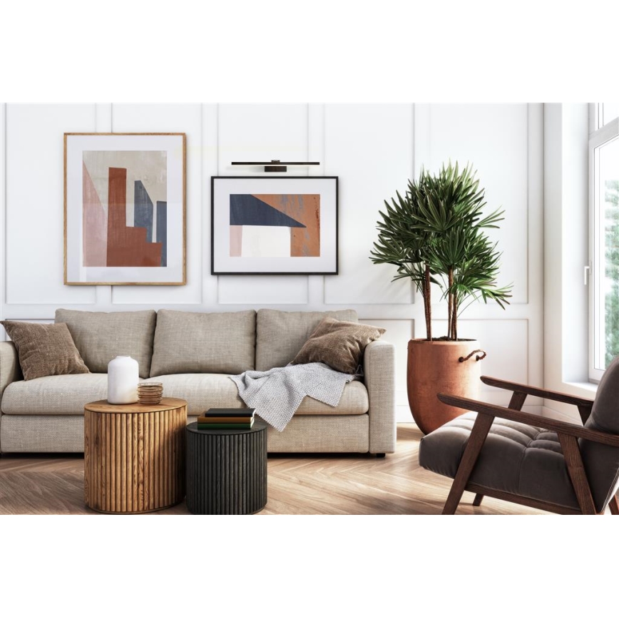 Searchlight - LED zidno svjetlo RHODES LED/13,3W/230V crna