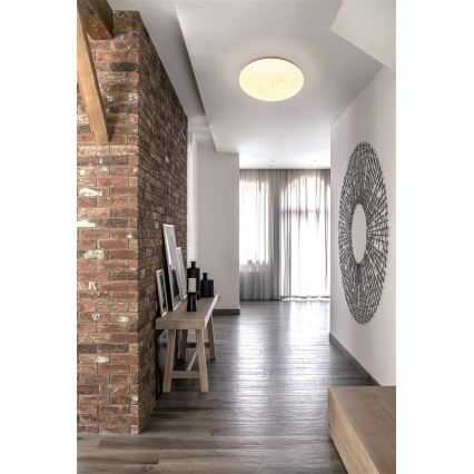 Searchlight - LED stropno svjetlo CLOUDS LED/16W/230V 2700/3200/4000K promjer 30 cm bijela