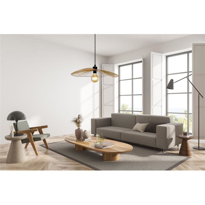 Searchlight - Luster na sajli WAVE 1xE27/60W/230V zlatna