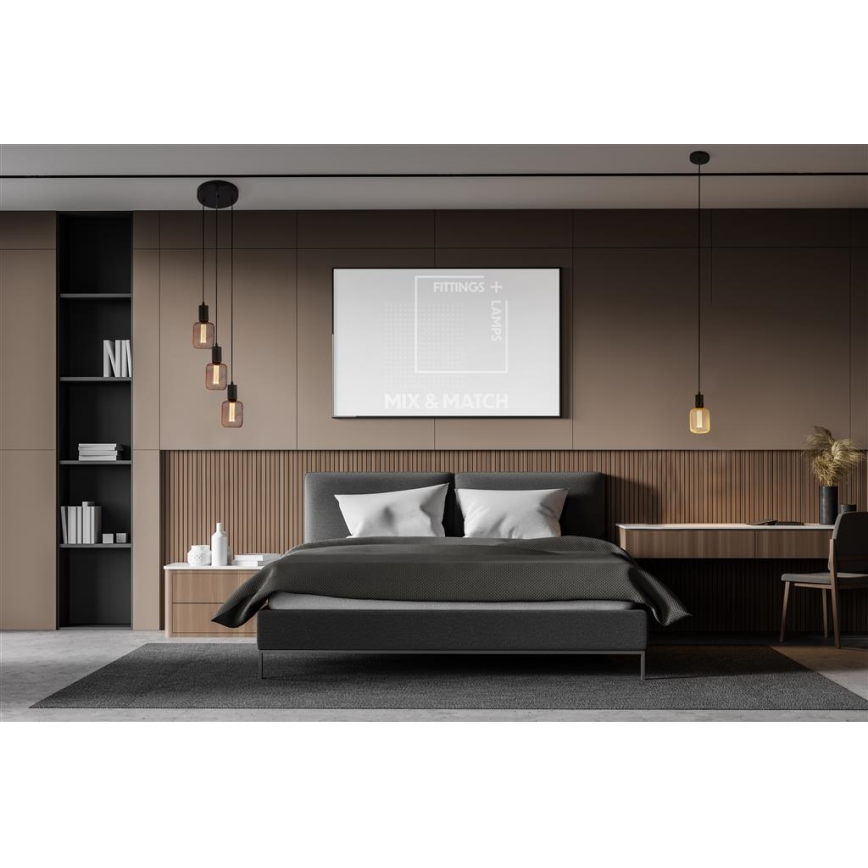 Searchlight - Luster na sajli SQUIGGLE 3xE27/60W/230V