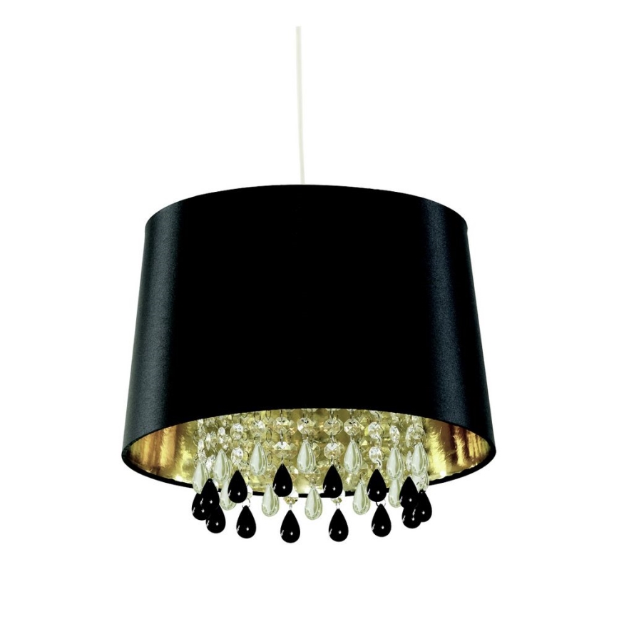 Searchlight - Luster na sajli LILA 1xE27/60W/230V crna
