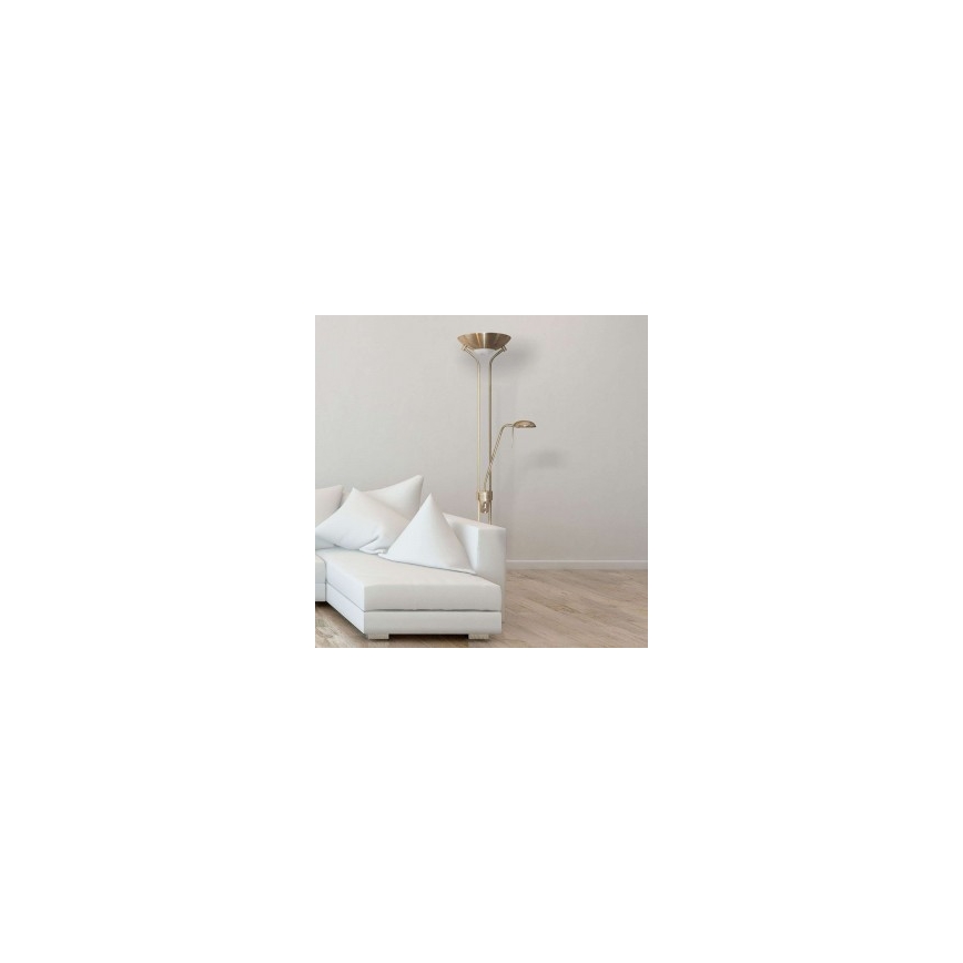 Searchlight - Dimmabilna podna lampa MOTHILD 1xR7s/14W+1xG9/8W/230V