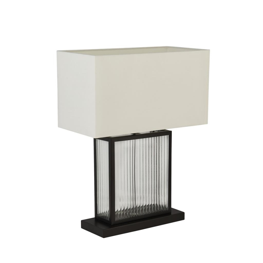 Searchlight - Stolna lampa CLARENDON 1xE27/60W/230V crna