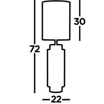 Searchlight - Stolna lampa FLASK 1xE27/60W/230V bež